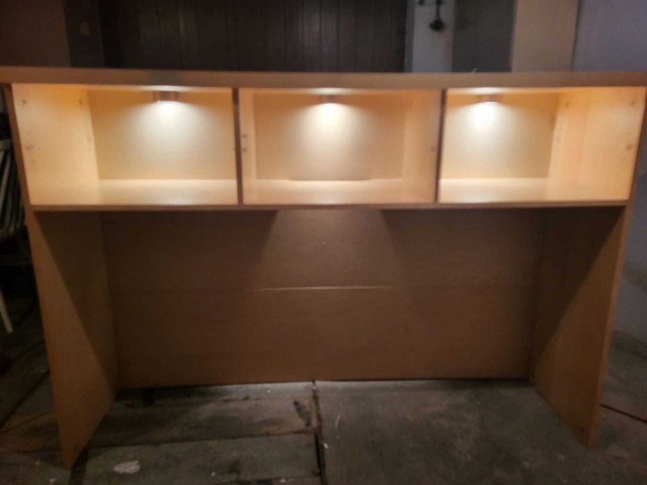 ikea Malm dostawka na szafkę TV, z podświetleniem