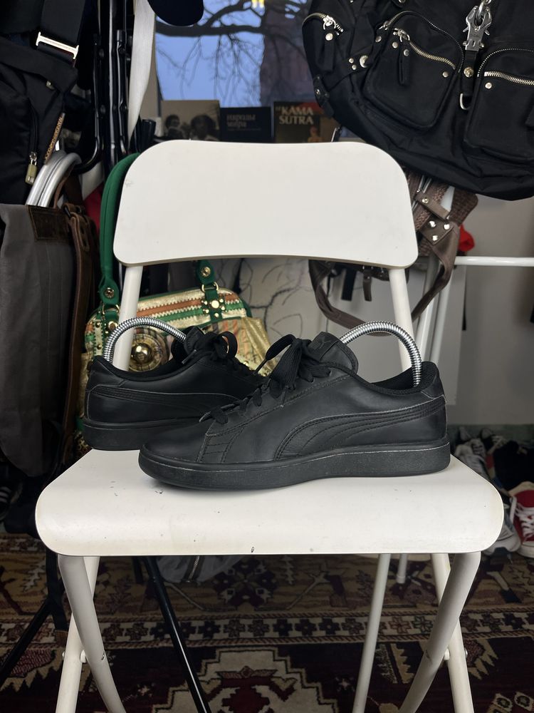 Buty Puma Smash V2 Leather Black Shoes