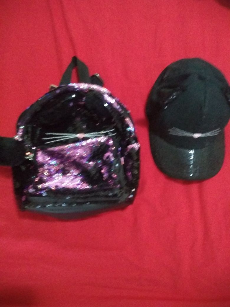 Kit de bolsa com chapéu