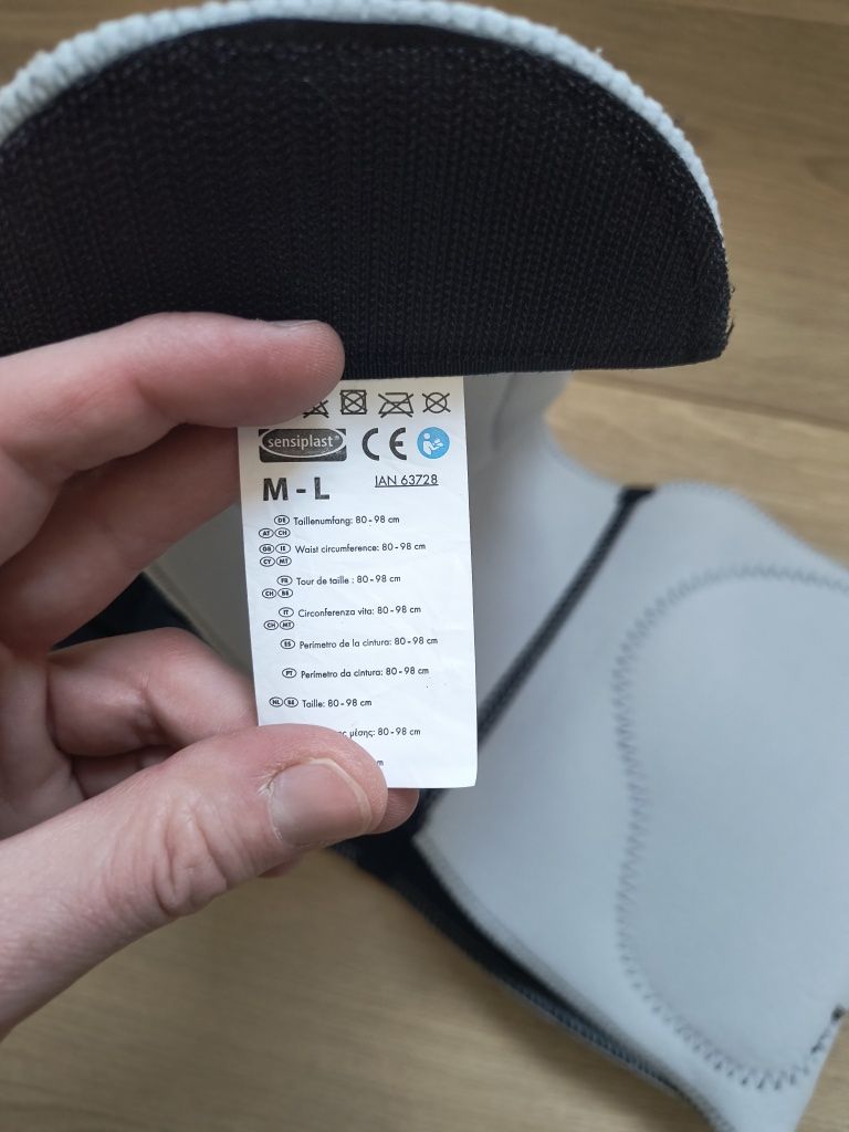Pas lędźwiowy na korzonki Sensiplast M-L