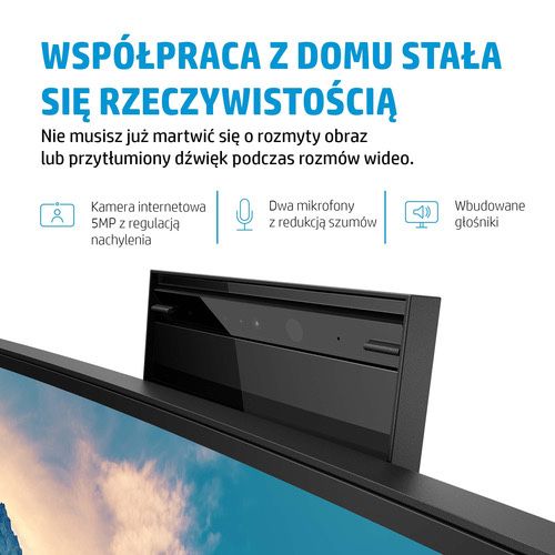 Monitor zakrzywiony HP E34m G4 40Z26AA 34" kamerą USB-C RJ-45