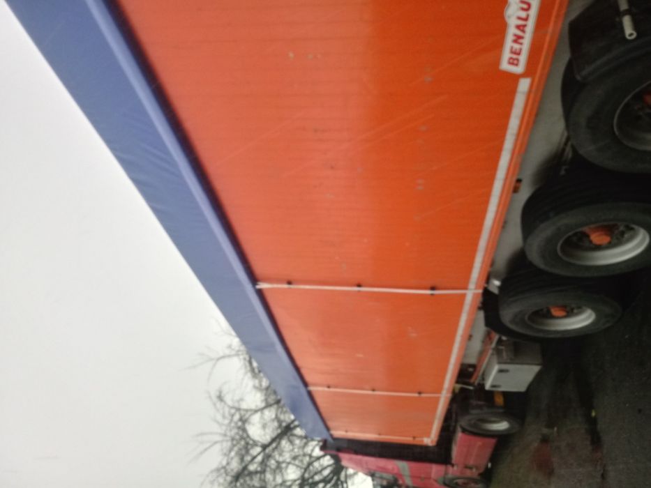 Plandeka na gondole plandeka nawywrotkę, KNAPEN, KEMPF podłoga ruchoma