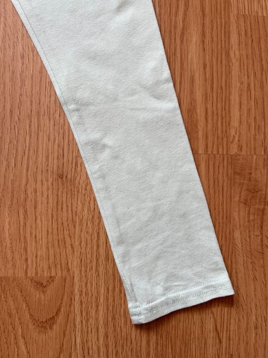 Nowe bez metki legginsy jasnomiętowe dla dziewczynki, roz 122, Sinsay