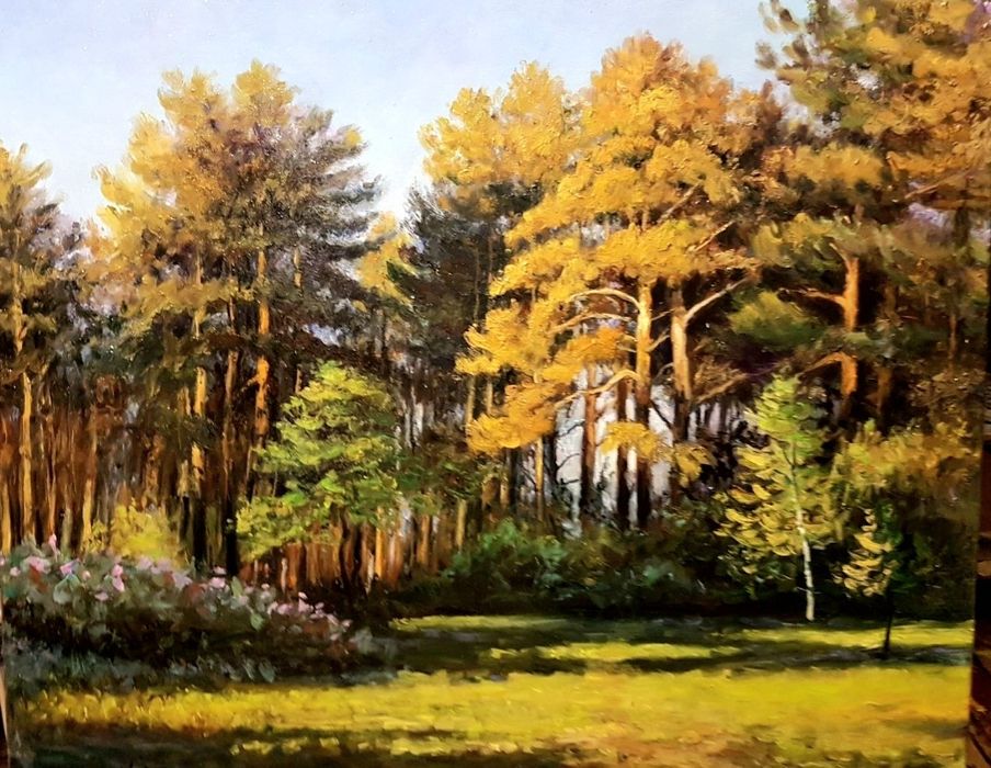 Słoneczna polans obraz olejny