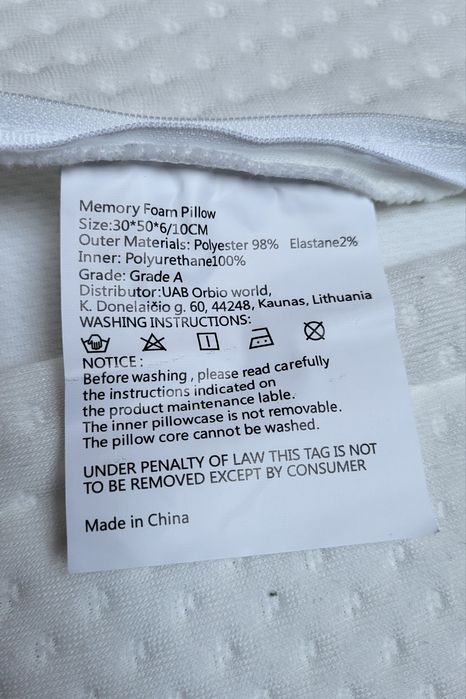 Derila | poduszka ergonomiczna 30×50×6/10cm