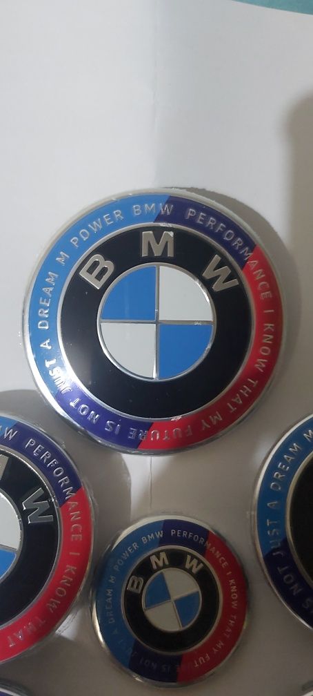 Conjunto simbolos BMW M  50 anos
