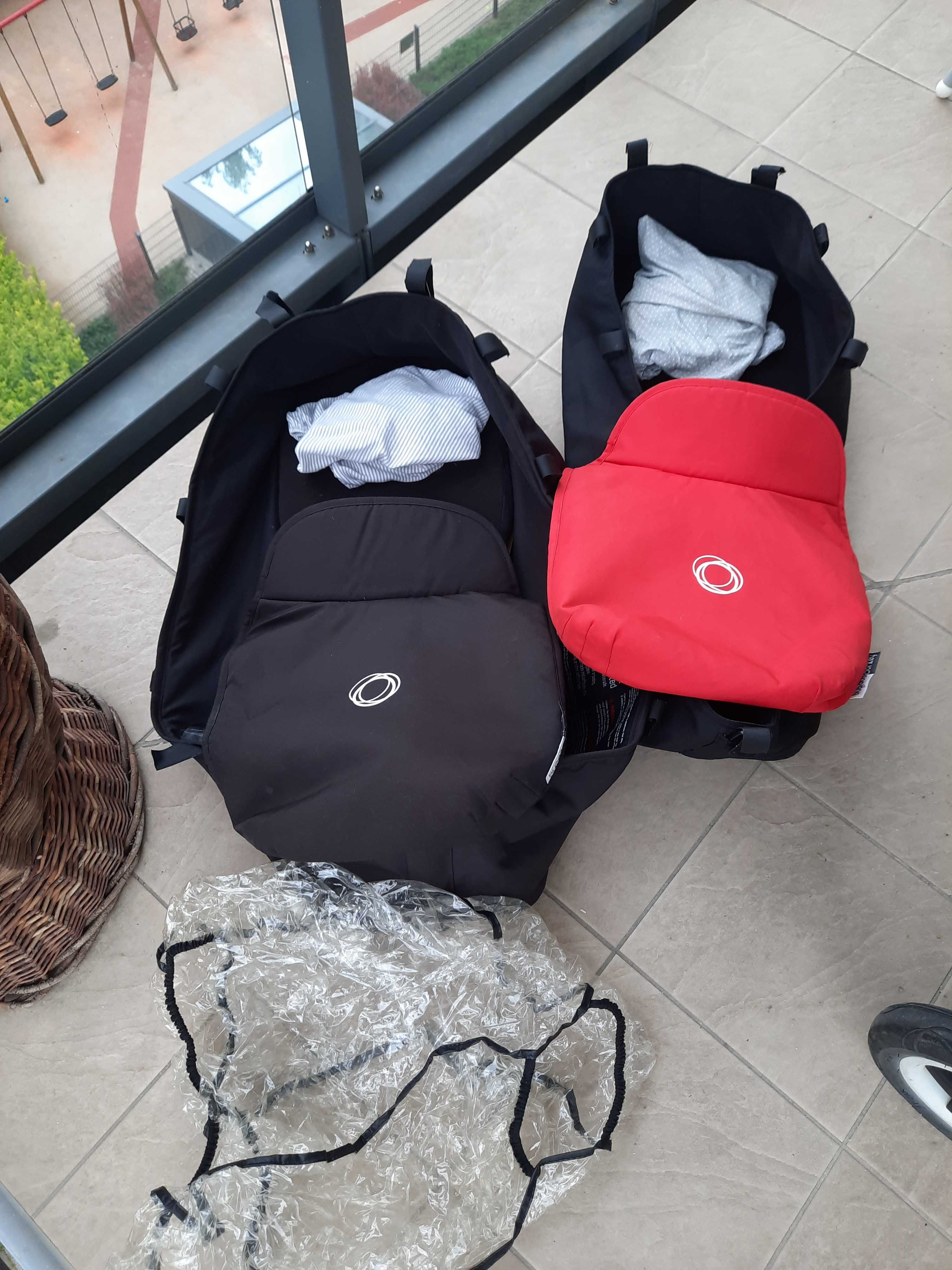 Wózek Bugaboo Donkey 2 Twin + dużo akcesoriów