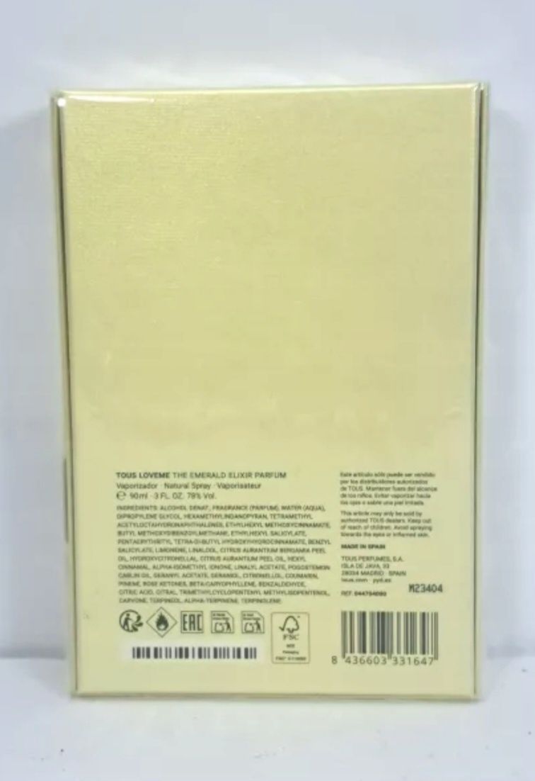 Tous LoveMe The Emerald Elixir Parfum 90ml