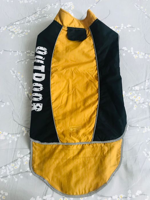 Capa impermeável e polar para cão Grande (L) - Novo