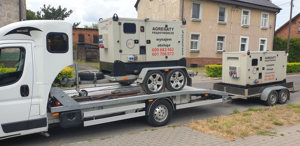 Wypożyczanie wynajem agregat prądotwórczy z dostawą