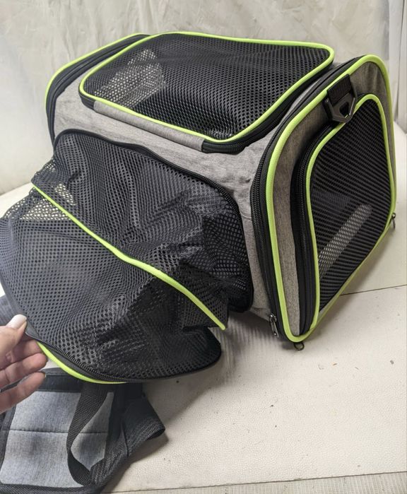 Розкладна сумка переноска для невеликих тварин до 8 кг