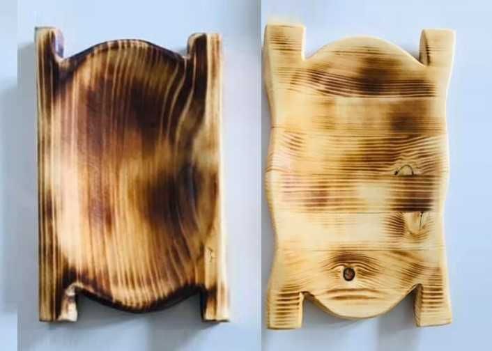 KORYTA z drewna mini korytka TACE drewniane pod boksy cateringowe LUX