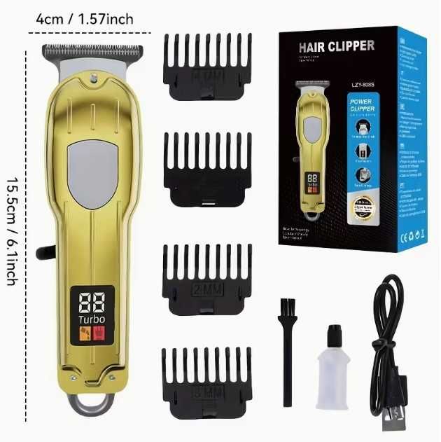 Máquina de Cortar Cabelo Elétrica Profissional Nova