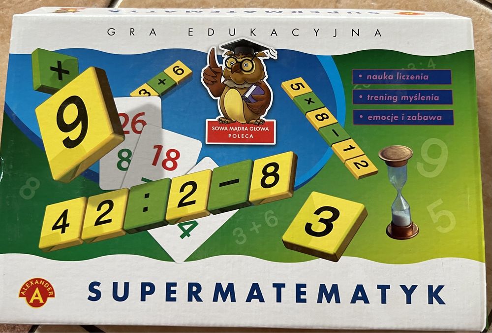 Gra edukacyjna Super matematyk od 7 lat