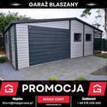 Garaż schowek blaszany domek narzędziowy 7x5m garaz na wymiar