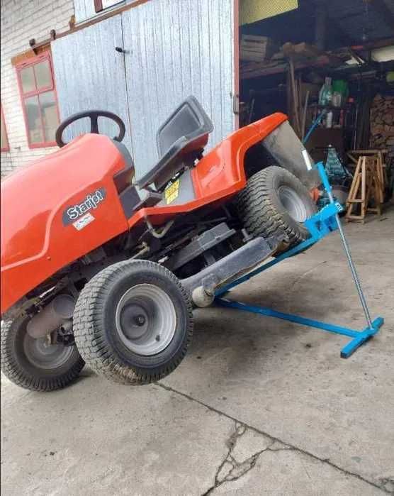 PODNOŚNIK SERWISOWY do kosiarki traktorka 400 kg lewarek wyciągarka