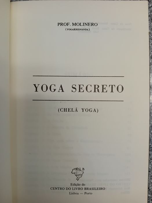 Yoga " Professor Molinero " 3 Volumes