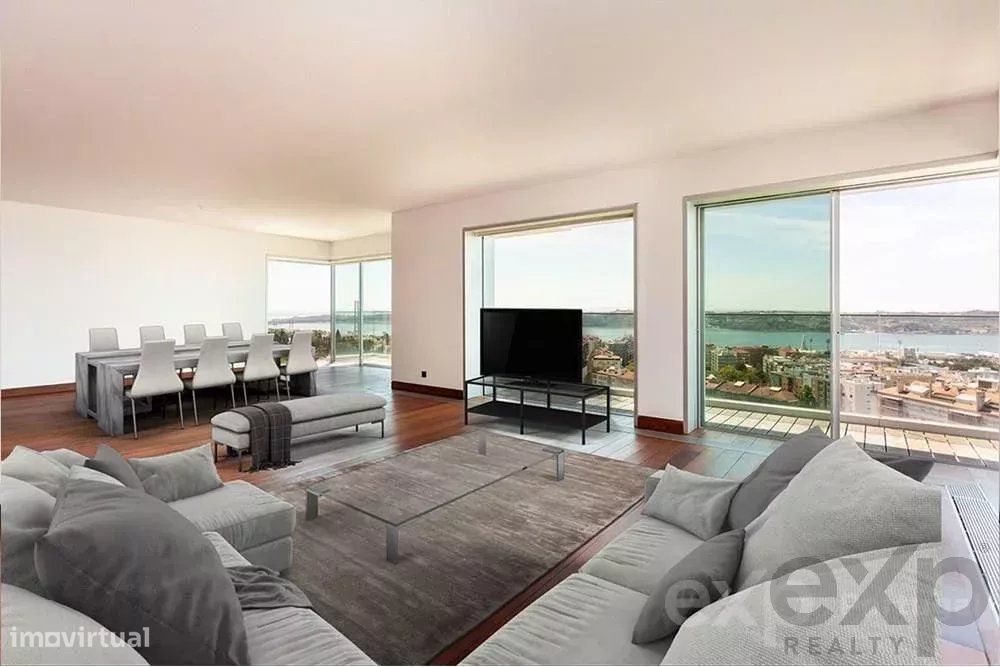 Fantástico apartamento T4 no edifício Sky Restelo