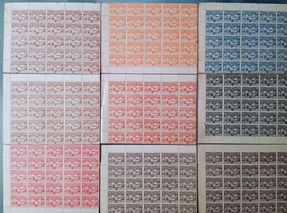 Travessia Aérea do Atlântico, 800 selos.