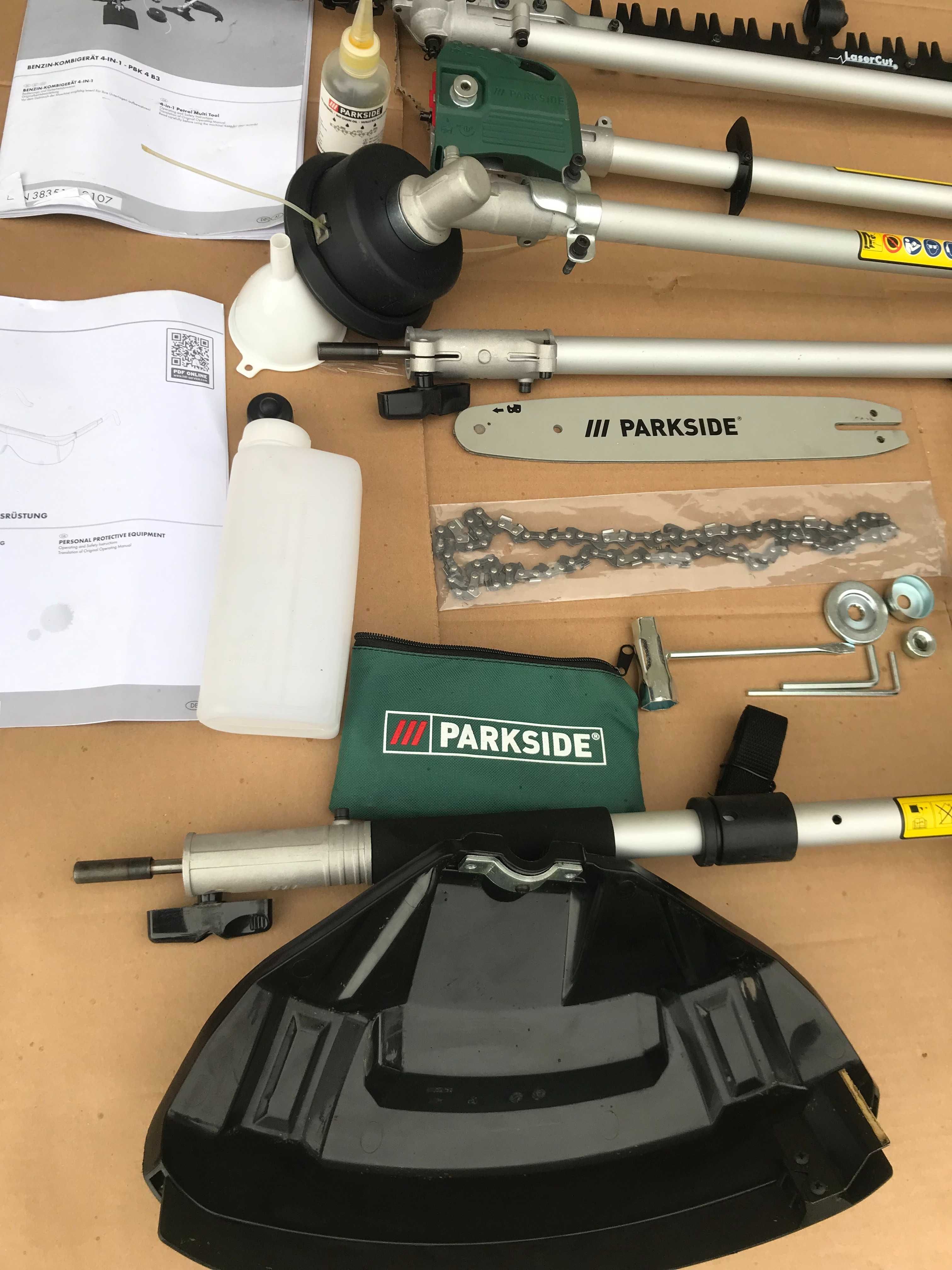 Бензиновий багатофункціональний інструмент Parkside PBK 4 B3  4 в1
