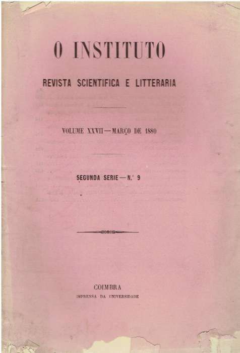 1012 -O Instituto- Revista Scientifica e Litterária