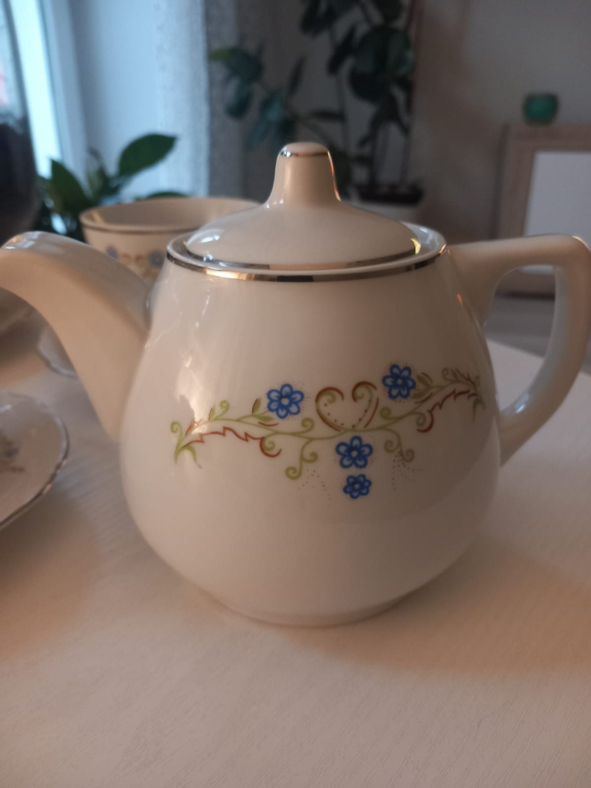 Porcelana Ćmielów - zestaw kawowy dla 6 osób