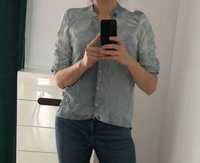 Jeansowa koszula damska rozmiar S marka VILA, rozpinana koszula