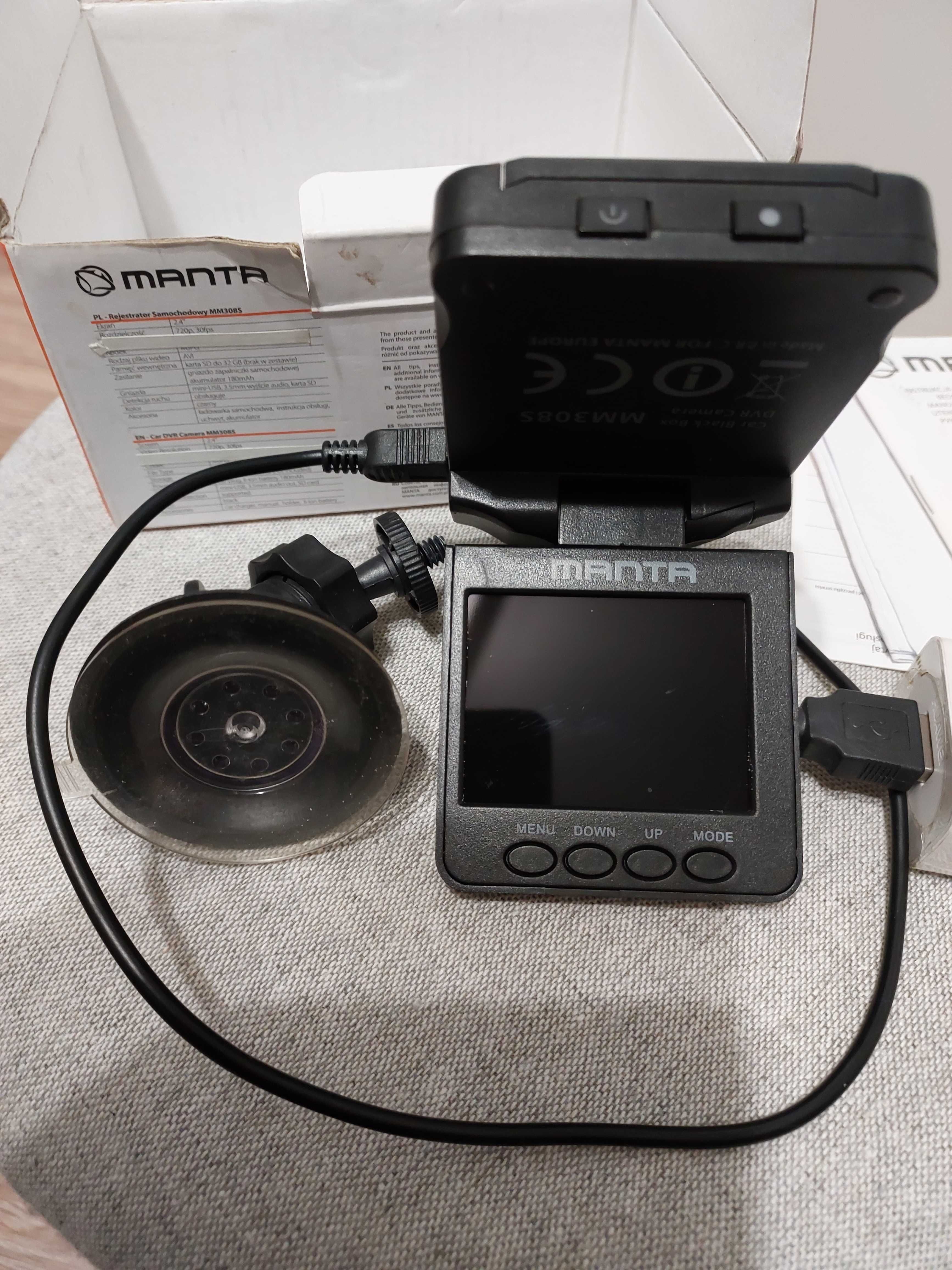 Rejestrator samochodowy MANTA Car DVR Camera MM308S Black Box
