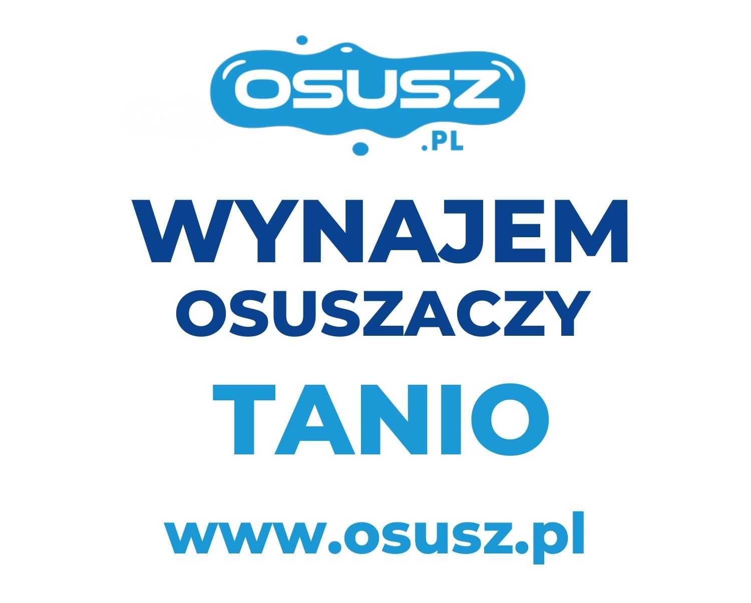 Osuszanie mieszkań, osuszanie pomieszczeń, WYNAJEM osuszaczy