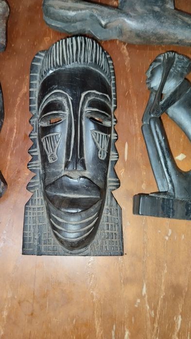 Conjunto Decoração Áfricana anos 50