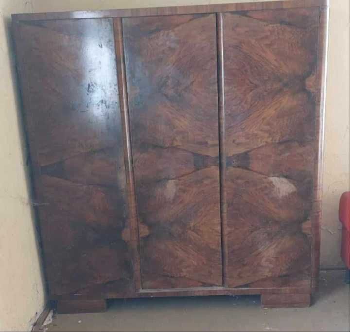 Szafa połysk art Deco Stara drewniana