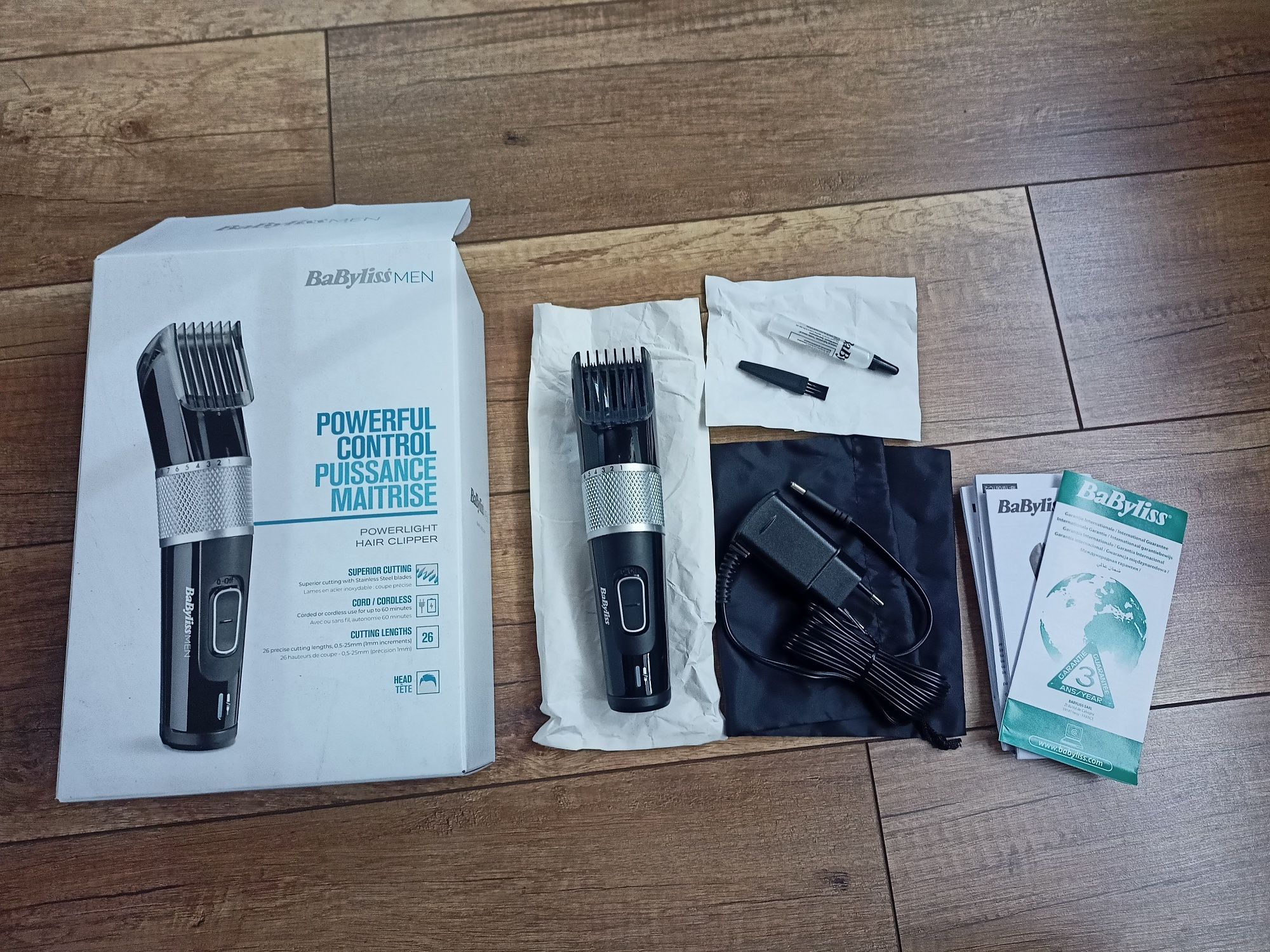 Babyliss maszynka do strzyżenia włosów Nowa Gwarancja 60 miesięcy