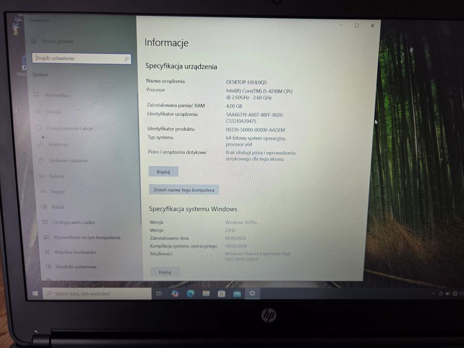 Laptop Hp Probook 650 G1 + stacja dokująca