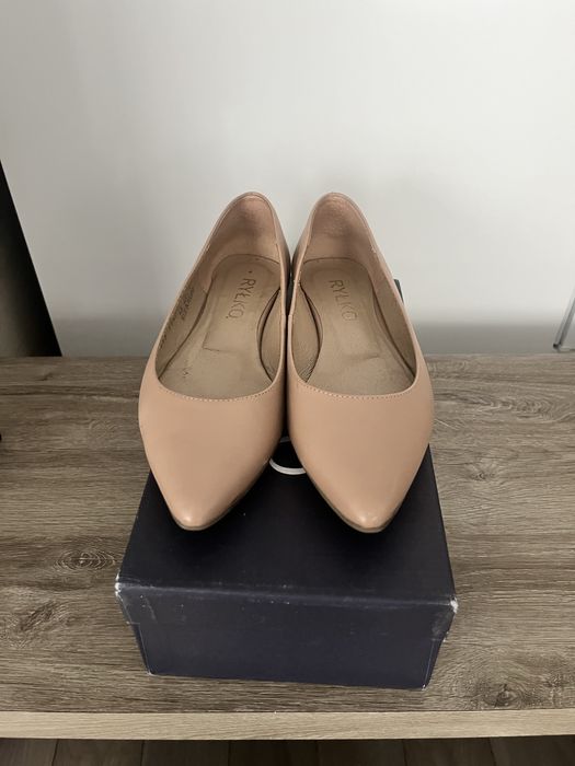 Skórzane baleriny Ryłko 37,5