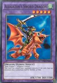 Karta Yugioh Alligator's Sword Dragon