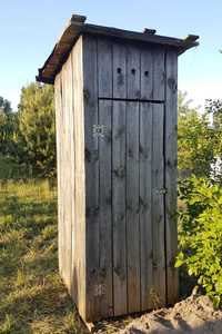 Toaleta drewniana na budowę WC, wychodek, sławojka
