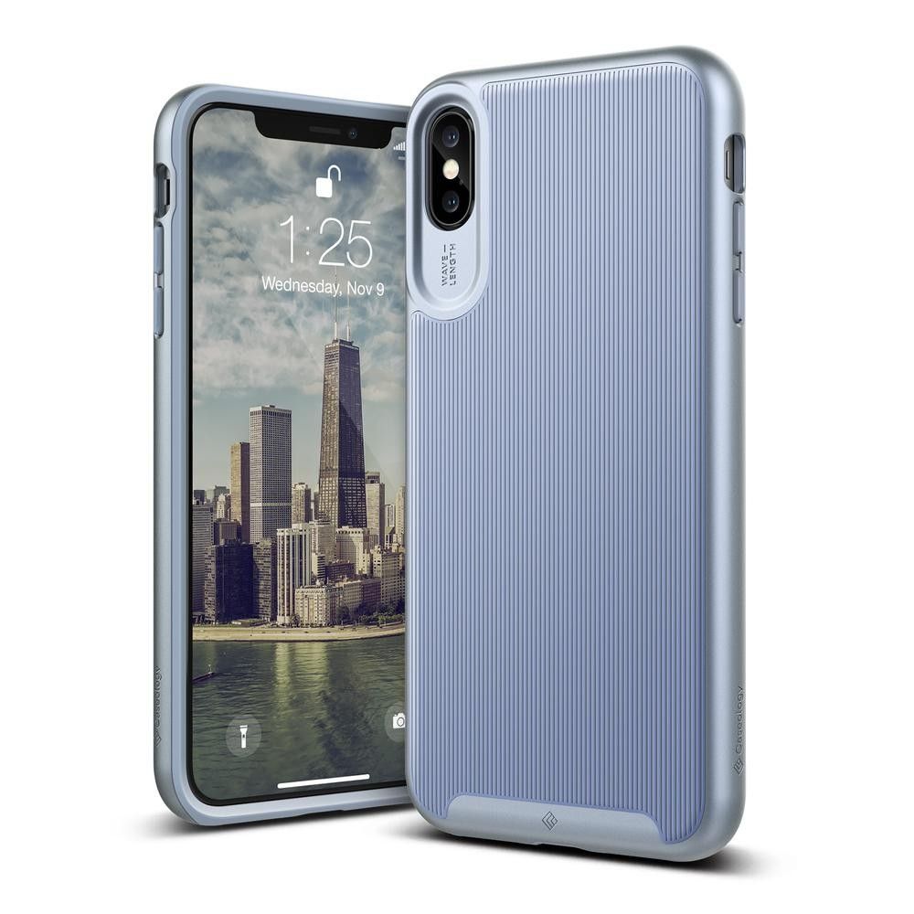 Etui Caseology do iPhone XS Max Wavelenght Light Blue