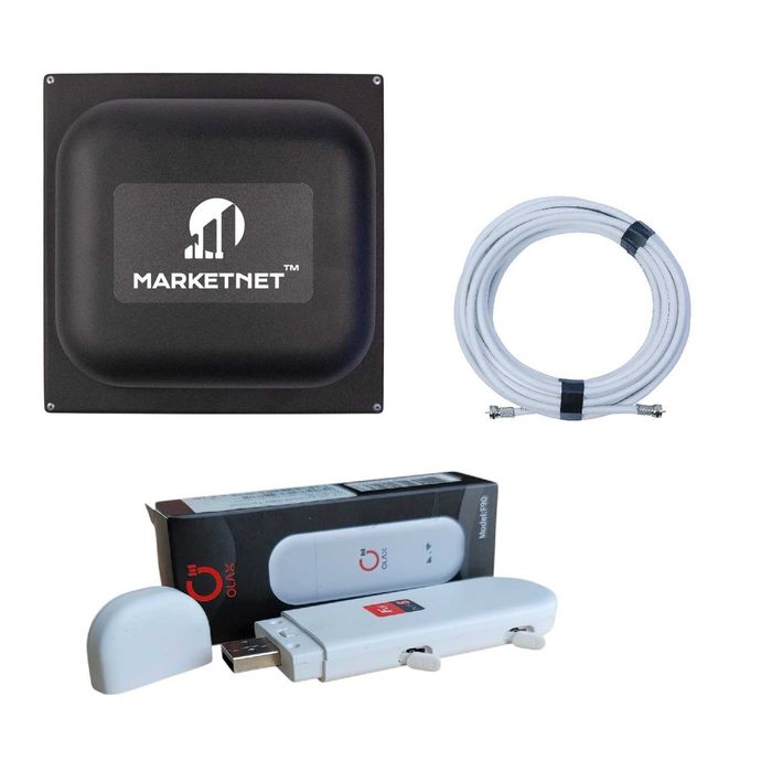 Комплект 4G роутер Olax F90 + панельна антена Marketnet Square 19 dBi