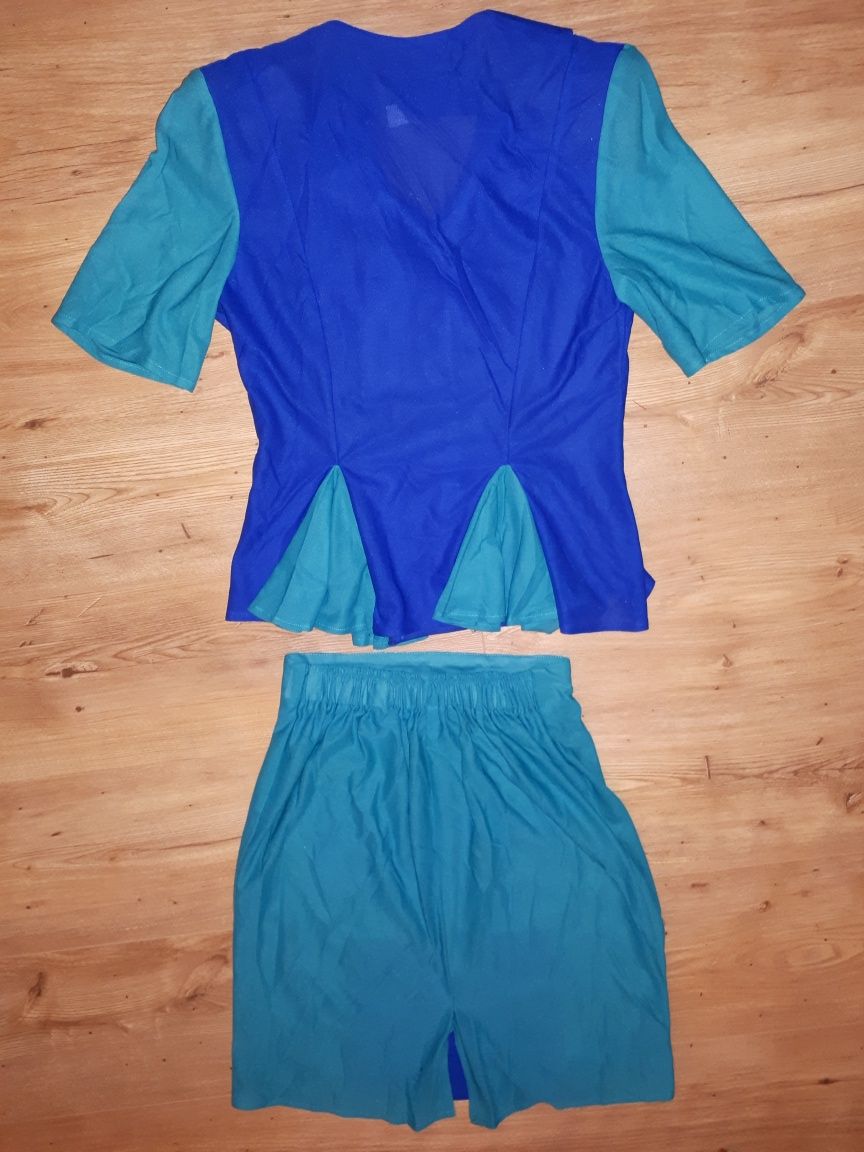 Strój sprzątaczka kostium uniform mundurek przebranie stewardessa M L