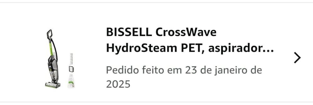 Aspirador Bissell CrossWave Hydrosteam PET