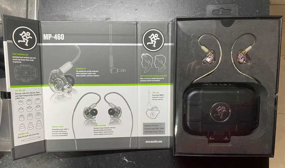 Mackie MP-460 In Ear Monitors (novo)