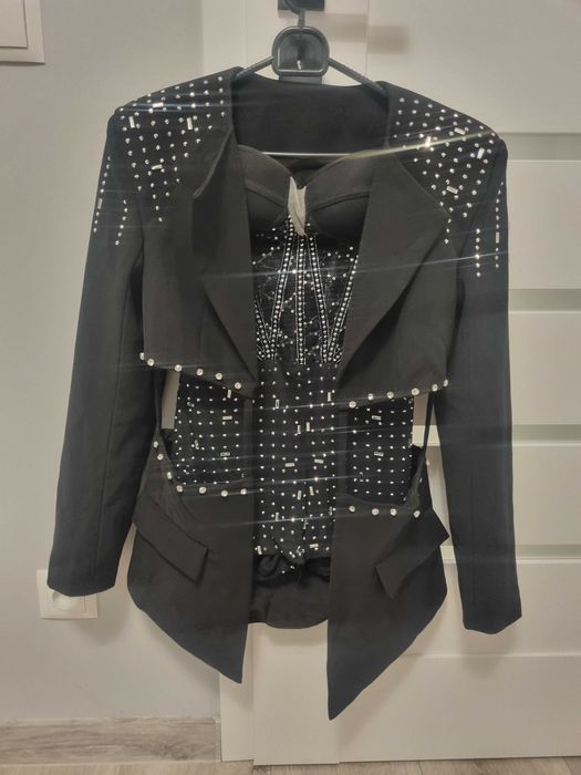 Strój artystyczny , kryształy, cekiny , Sylwester Xs