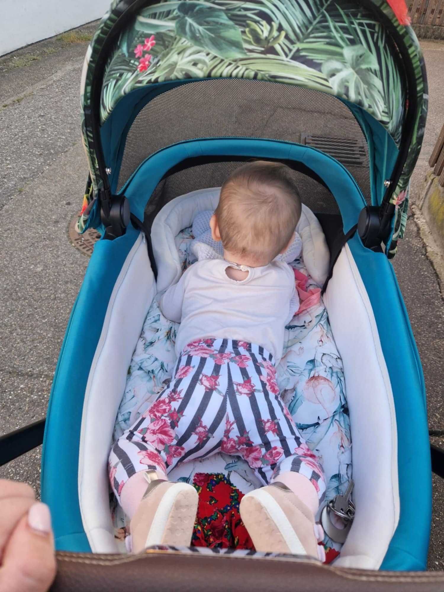 Wozek cybex by dj khaled + nosidełko cloud Z z bazą isofix