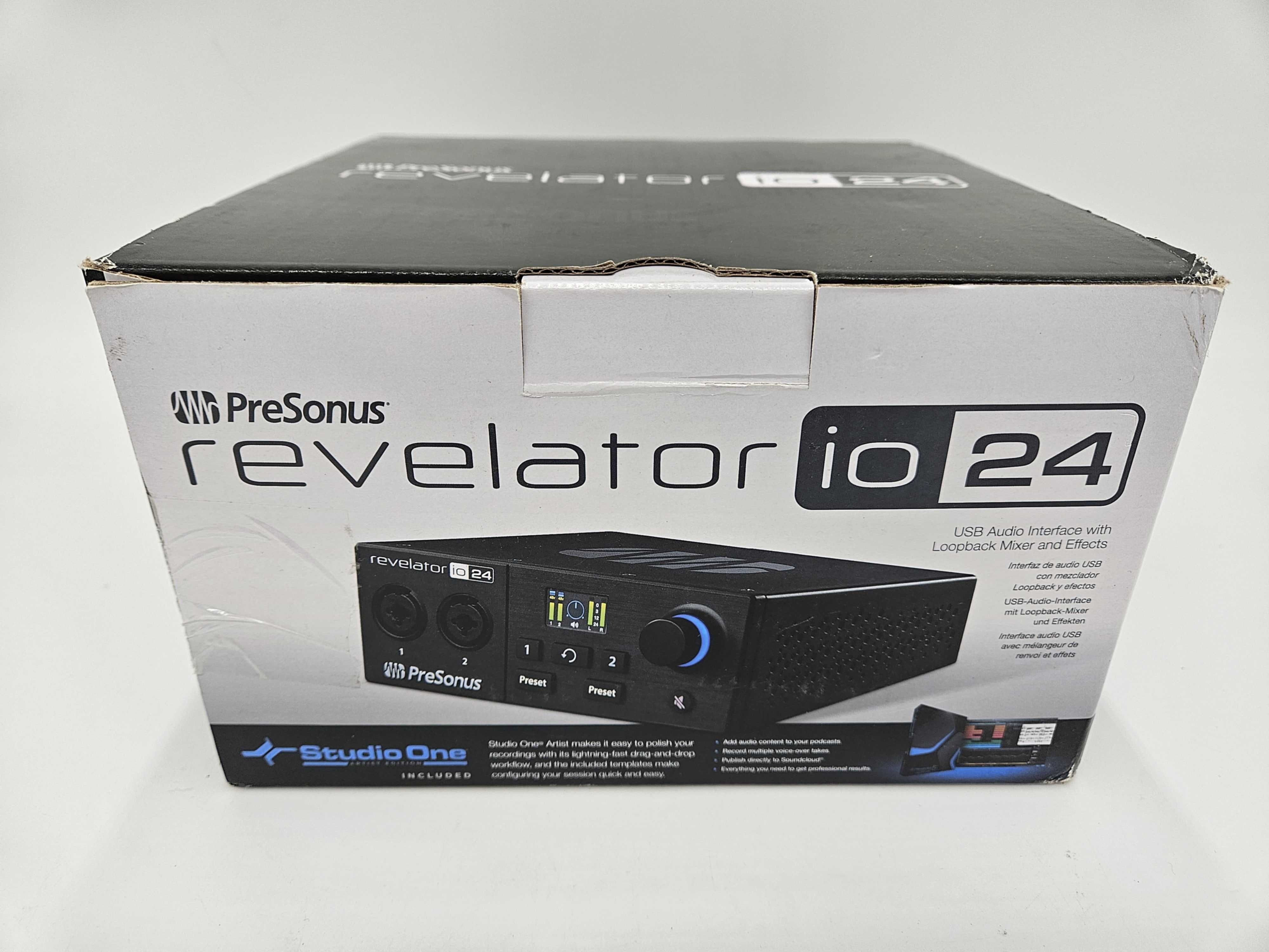 Presonus Revelator IO24, Interfejs Audio USB-C / MIDI z efektami