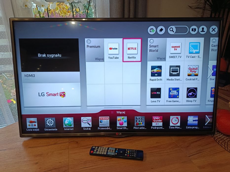 Telewizor LG 42 cele Pilot Smart Wifi HDMI USB