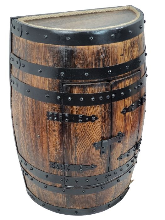 Barek, szafka z dębowej beczki po whisky półbarek