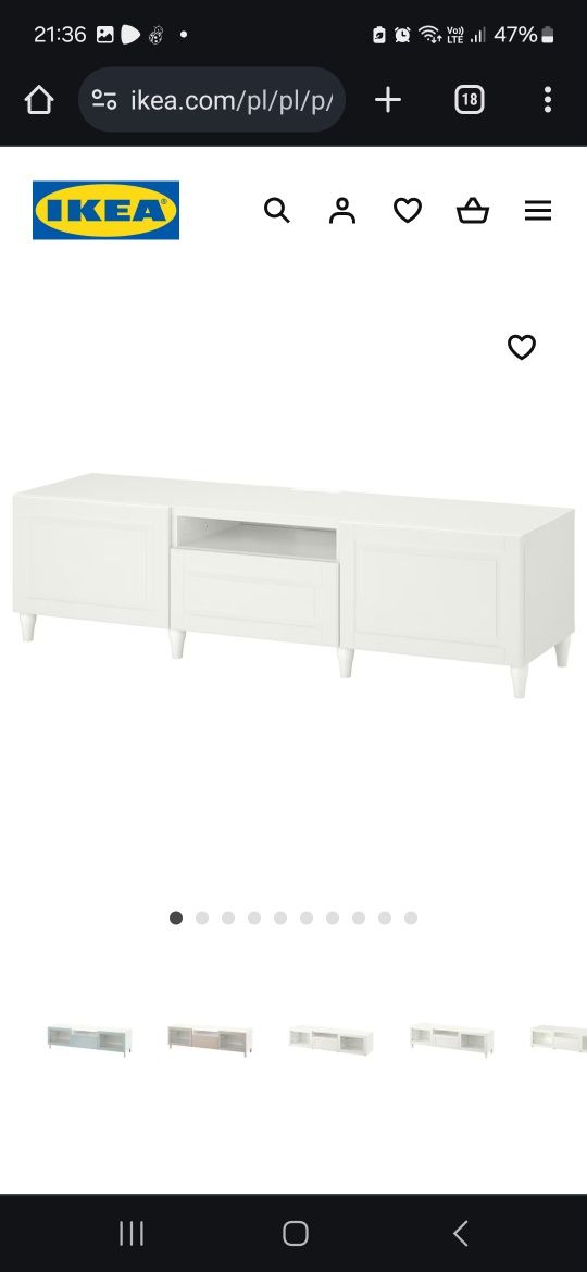 Szafka rtv Ikea besta