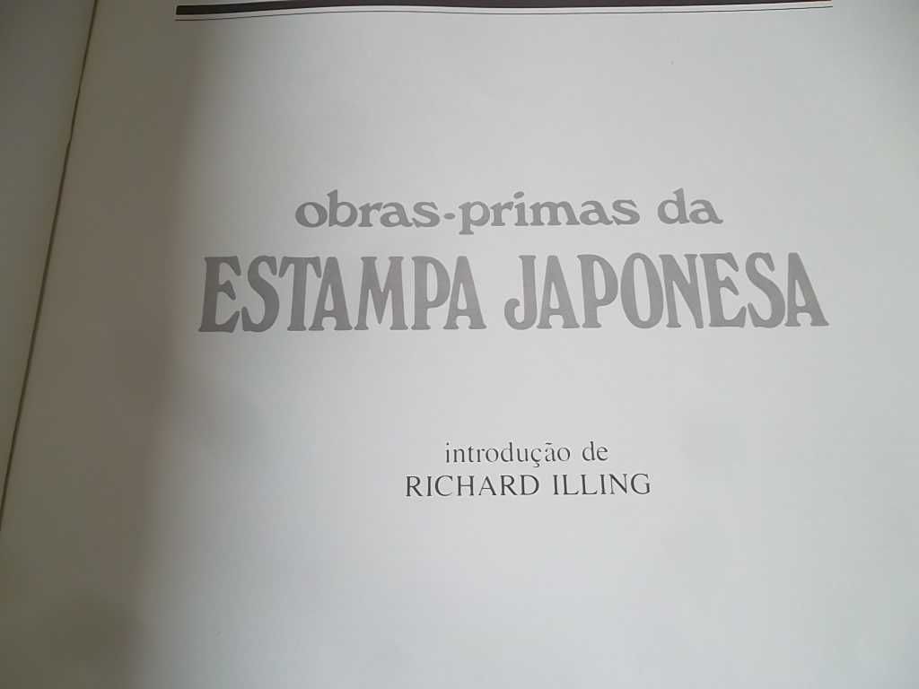 Obras-Primas da Estampa Japonesa - Livro ilustrado, grandes dimensões