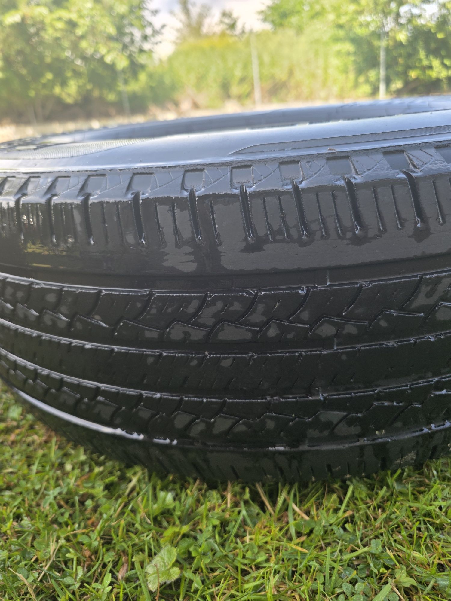 Felgi aluminiowe z oponami Pajero 3 cztery sztuki