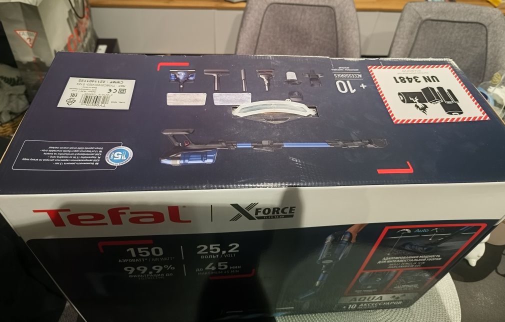 Odkurzacz Tefal Xforce flex 12.60 z funkcją mopowania